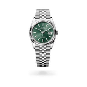 Rolex oyster Date-Just - Vert foncé